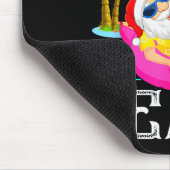 Funny Flamingo Float Santa Claus Christmas At The  Mousepad (Ecke)
