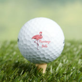 Funny Flamingo Golfer Redewendungen Golfball (Insitu T-Shirt)