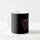 Funny Flamingo Halloween Kaffeetasse (Vorderseite Links)