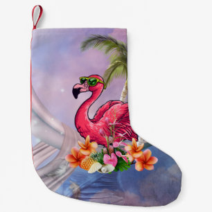 Funny Flamingo Kleiner Weihnachtsstrumpf