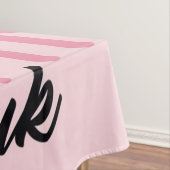 Funny Flamingo Lovers | Niedlich Flamingo Think Pi Tischdecke (Beispiel)