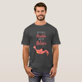 Funny Flamingo Mermaid und inspirierendes Zitat T-Shirt (Vorne ganz)