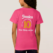 Funny Flamingo Pickleball T-Shirt (Rückseite)