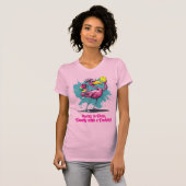 Funny Flamingo Pickleball T-Shirt (Vorne ganz)