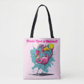Funny Flamingo Pickleball Tasche (Vorderseite)