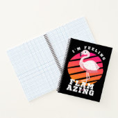 Funny Flamingo Pun Gefühl Flverblüffend Notizblock (Innenseite)