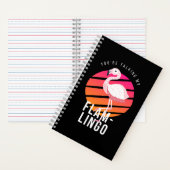 Funny Flamingo Pun Notizblock (Innen)