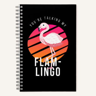 Funny Flamingo Pun Notizblock