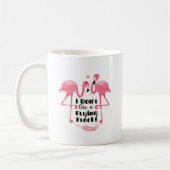 Funny Flamingo Spaß - ich gebe keinen Flieger Kaffeetasse (Links)