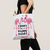Funny Flamingo Spaß - ich gebe keinen Flieger Tasche (Von Nahem)