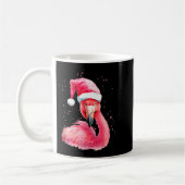 Funny Flamingo Watercolor Christmas Secret Santa H Kaffeetasse (Links)