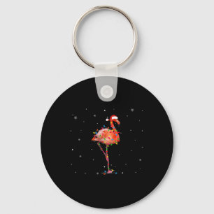 Funny Flamingo Weihnachts Light Apparel Niedliche Schlüsselanhänger