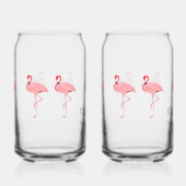 Funny Flamingos Flock Yeah Party Time Dosenglas (Rechts)