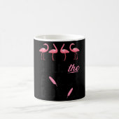 Funny Flamingos Lover Pink Flamingo Calm The Floc Kaffeetasse (Mittel)
