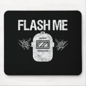 Funny Flash Me Geschenke | Schweißmasken Mousepad (Vorne)
