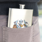 Funny Flask mit Maus-Musikband Flachmann (Beispiel)
