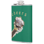 Funny Flask spielerischer Straußenjammer - Dein Te Flachmann (Links)