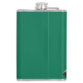 Funny Flask spielerischer Straußenjammer - Dein Te Flachmann (Rückseite)