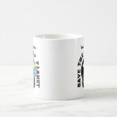 Funny Flat Earth Kaffeetasse (Mittel)