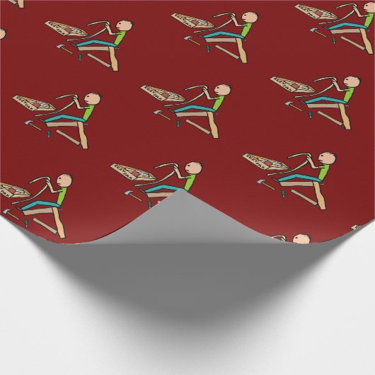 Funny Flat Pack Self-Assembly Geschenkpapier (Ecke)