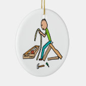 Funny Flat Pack Self-Assembly Keramik Ornament (Rechts)