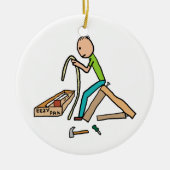 Funny Flat Pack Self-Assembly Keramik Ornament (Vorne)