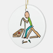 Funny Flat Pack Self-Assembly Keramik Ornament (Links)