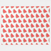 Funny Fleece Blanket Sweet Watermelon Anpassbar (Vorderseite (Horizontal))
