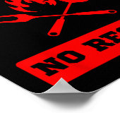 Funny Fleisch Sweet No Regrets Poster (Ecke)