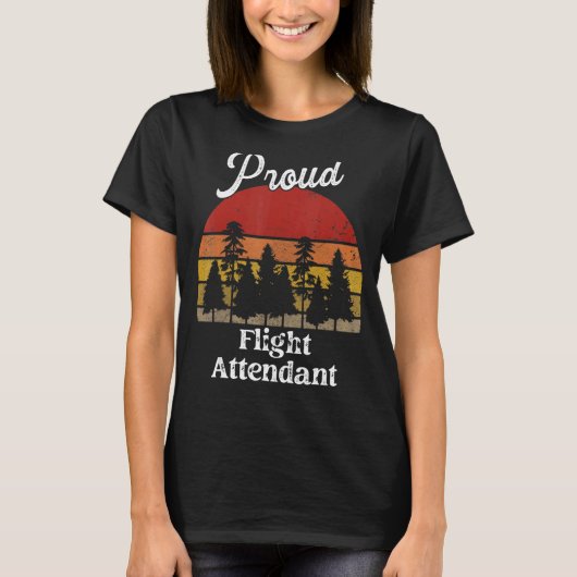 Funny Flight Attendant Shirts Beruf Titel Beruf (Vorderseite)
