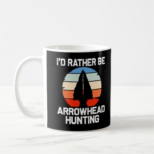 Funny Flint Arrowheads Stone Collections Kaffeetasse (Links)