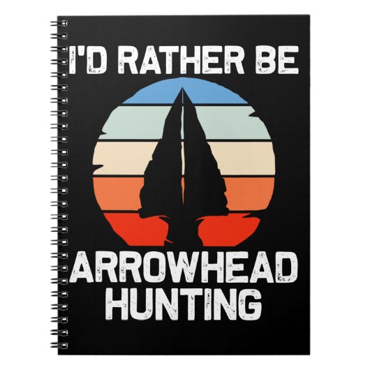 Funny Flint Arrowheads Stone Collections Notizblock (Vorderseite)