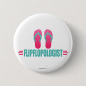 Funny Flip Flops Button (Vorderseite)