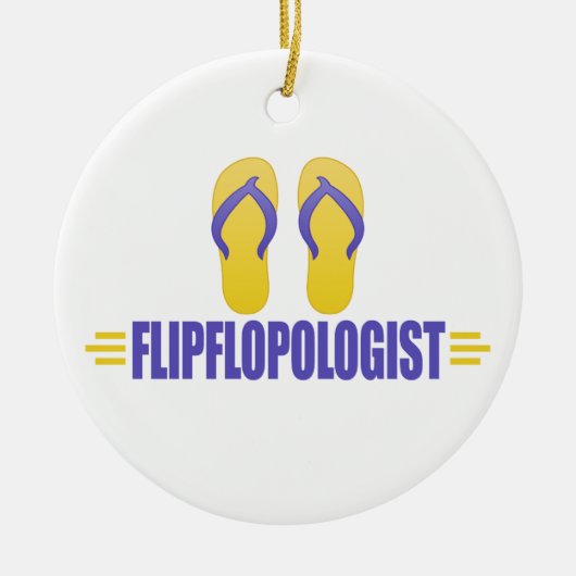 Funny Flip Flops Keramikornament (Vorne)