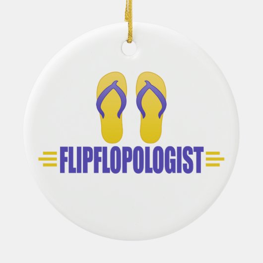 Funny Flip Flops Keramikornament (Hinten)