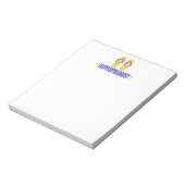 Funny Flip Flops Notizblock (Rotiert)