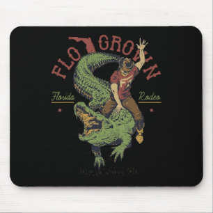 Funny Flo Grown Florida Rodeo Mousepad