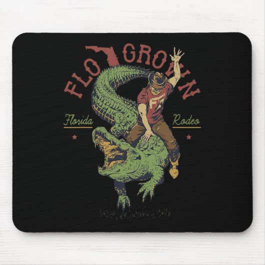 Funny Flo Grown Florida Rodeo Mousepad (Vorne)