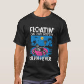 Funny Floatin on River Tubing Float Trip Graph T-Shirt (Vorderseite)
