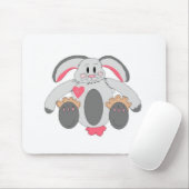 Funny Floppy Bunny Mousepad (Mit Mouse)