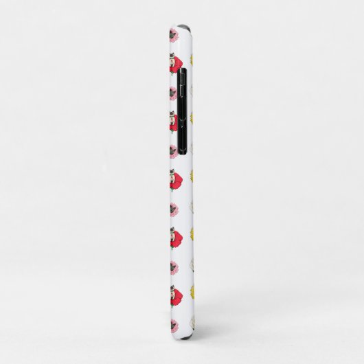 Funny Floral Cat Faces Case-Mate iPhone Hülle (Hinten/Links)