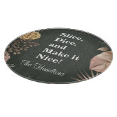 Funny Floral Custom Cutting Board Schneidebrett (Ecke)