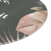 Funny Floral Custom Cutting Board Schneidebrett (Ecke)