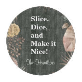 Funny Floral Custom Cutting Board Schneidebrett (Vorderseite)