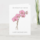 Funny Floral Mother Day Card Karte (Vorderseite)
