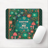 Funny Floral Mushroom Kein Filter Angebot Mousepad (Mit Mouse)