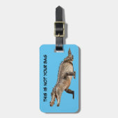 Funny Florida Alligator Gepäckmarken Gepäckanhänger (Vorderseite vertikal)
