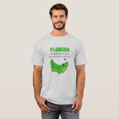Funny Florida Alligator T - Shirt (Vorne ganz)