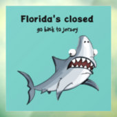 Funny Florida New Jersey Window Decal Fensteraufkleber (Blatt 3)