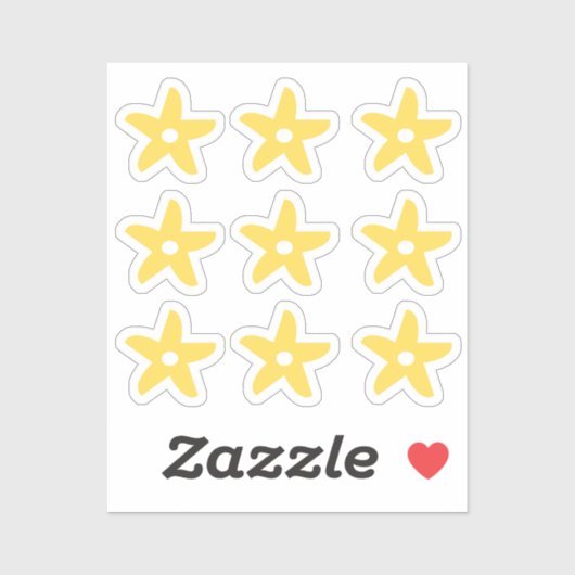 Funny Flowef Aufkleber (Blatt)